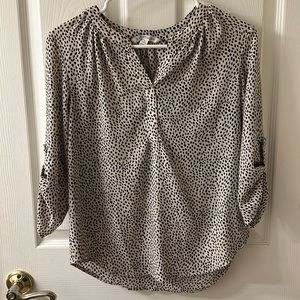 41 Hawthorn Morey Split Neck 3Q Sleeve Blouse